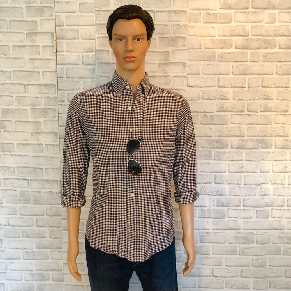 Ralph Lauren Gingham Button Down Collar Shirt